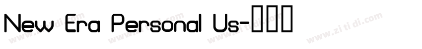 New Era Personal Us字体转换